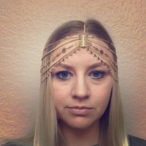 Brand New Gold BCBGMAXAZRIA Headpiece